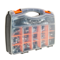 Detasultra Engineering BOX EMC assortiment de 163 bornes de blindage 1734090100
