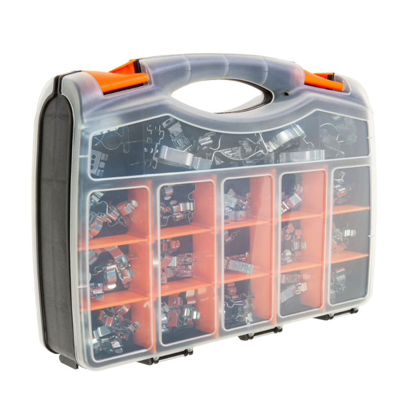 Detasultra Engineering BOX EMC assortiment de 163 bornes de blindage 1734090100 Detasultra Engineering BOX EMC assortiment de 163 bornes de blindage 1734090100
