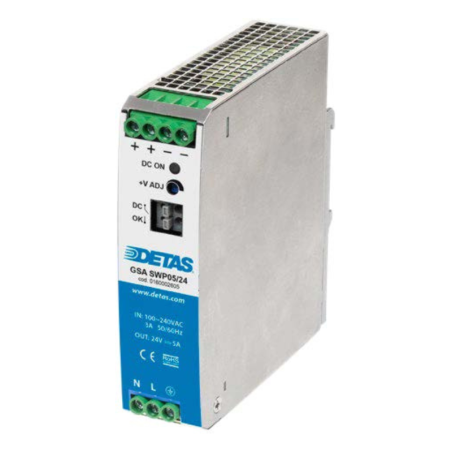 Detas Netzteil 85-264 VAC (127-370 VDC) Eingang Ausgang 12V 120Watt 10A Ref: GSASWP0512 Code: 0160002606