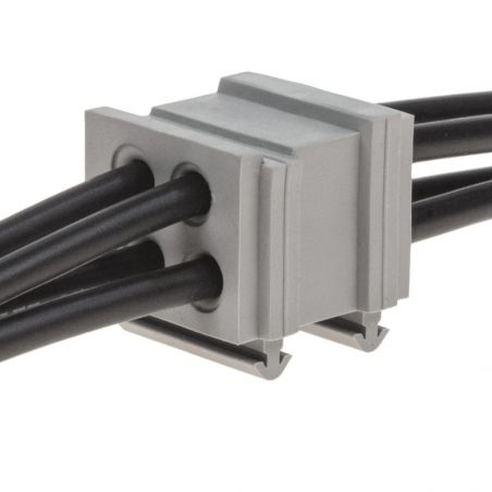 Detas SPP M4bG grau Kleine Kabelverschraubungsdichtung max. 4 Kabel 1731020505