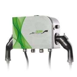 Detas Borne de recharge murale monophasé 2x7.4kW Apache Smart T2C 40430