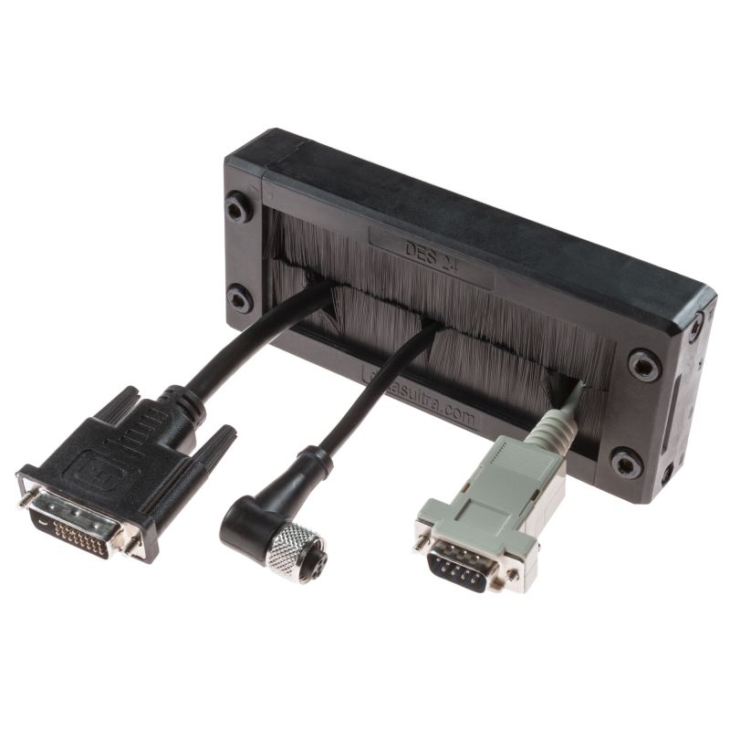 Detasultra DES ZZ-L2 Cable passage frame with double brushes 1731060202 Detasultra DES ZZ-L2 Cable passage frame with double brushes 1731060202