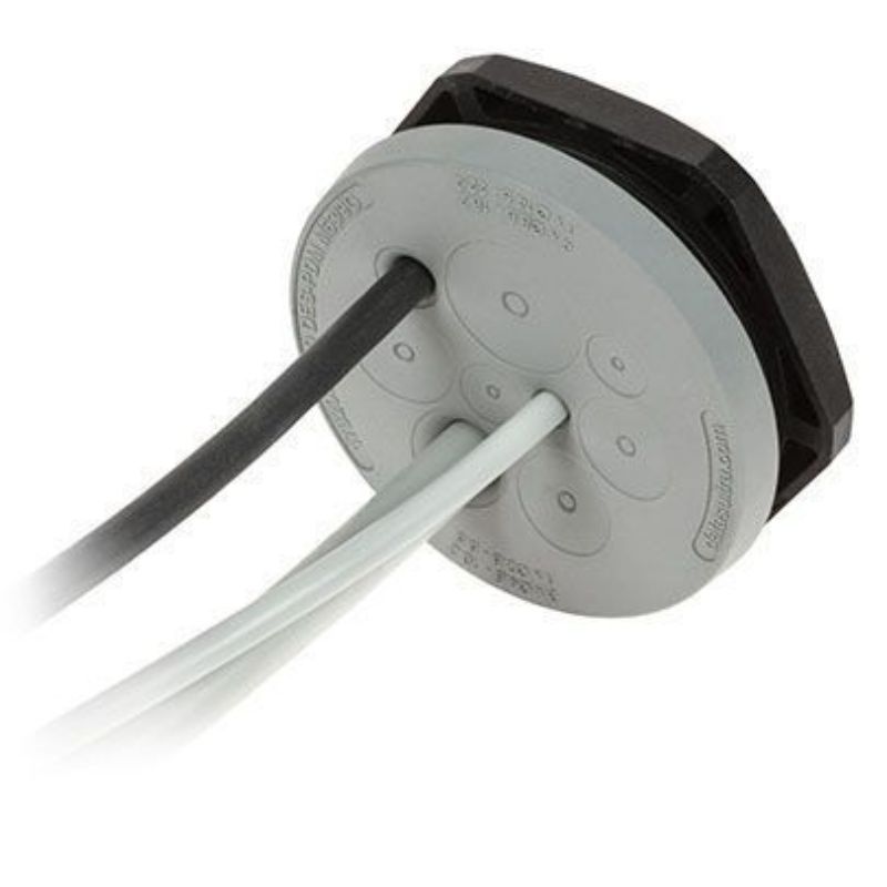 Detasultra DES-PDM M63/35G Doppelmembran-Kabelverschraubung grau 1732036335