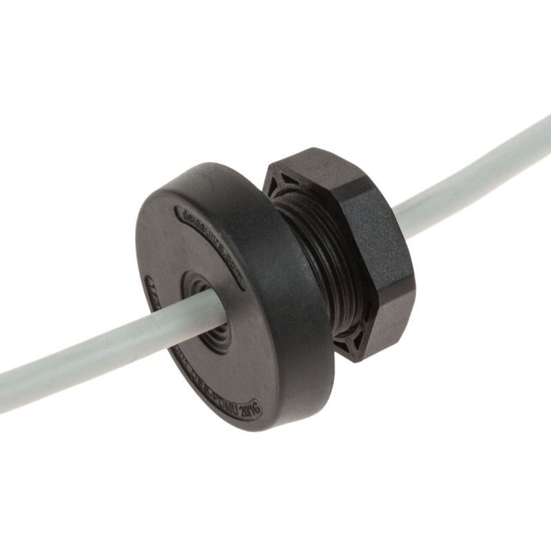 Detasultra DES-PDMU 32B Prensaestopas doble membrana negro 1732031132 Detasultra DES-PDMU 32B Prensaestopas doble membrana negro 1732031132